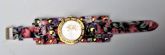 Relogio bracelete floral